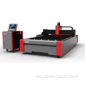 Pemotong laser gentian CNC 1500 * 3000mm untuk keluli